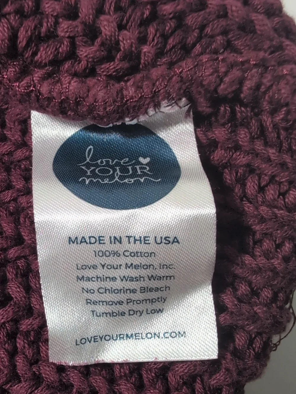 Love Your Melon classic maroon